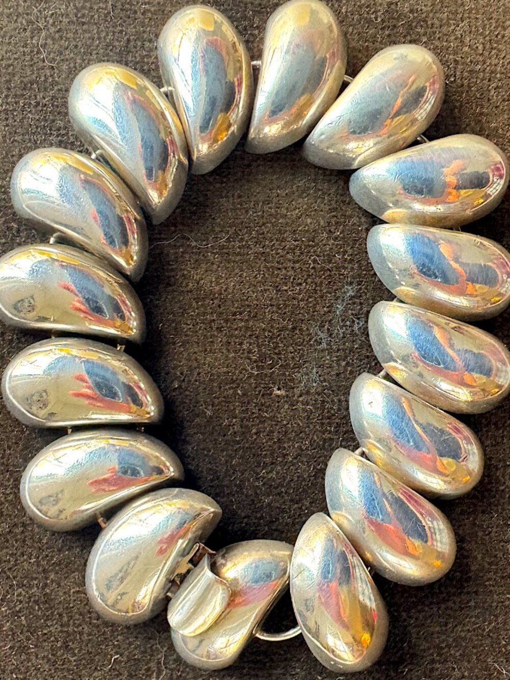 Zina sterling silver chunky bracelet in perfect condition  a beauitful  piece!